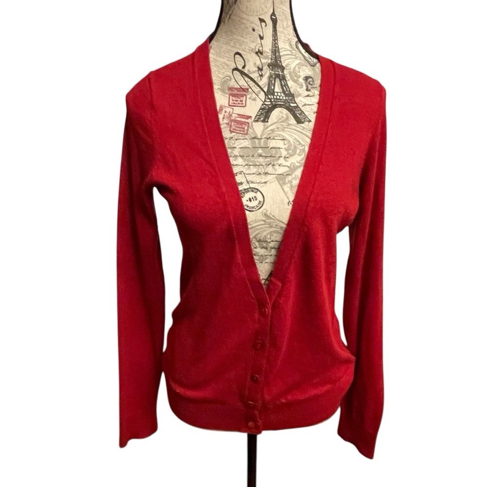 Express Vivid Red Women's Cardigan